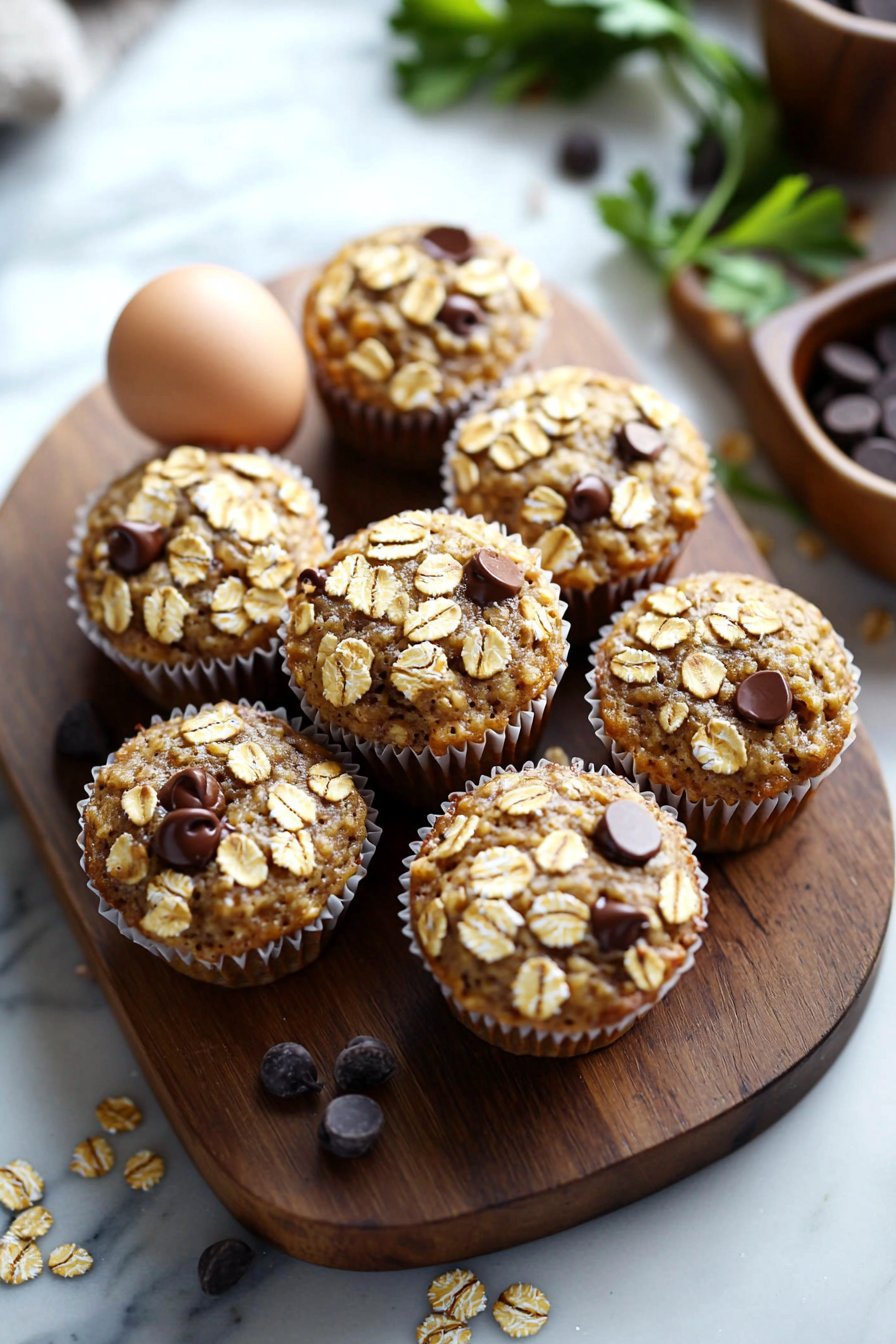 Oatmeal Chocolate Chip Muffins