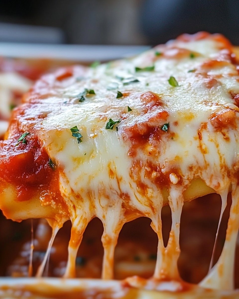 Three Cheese Manicotti