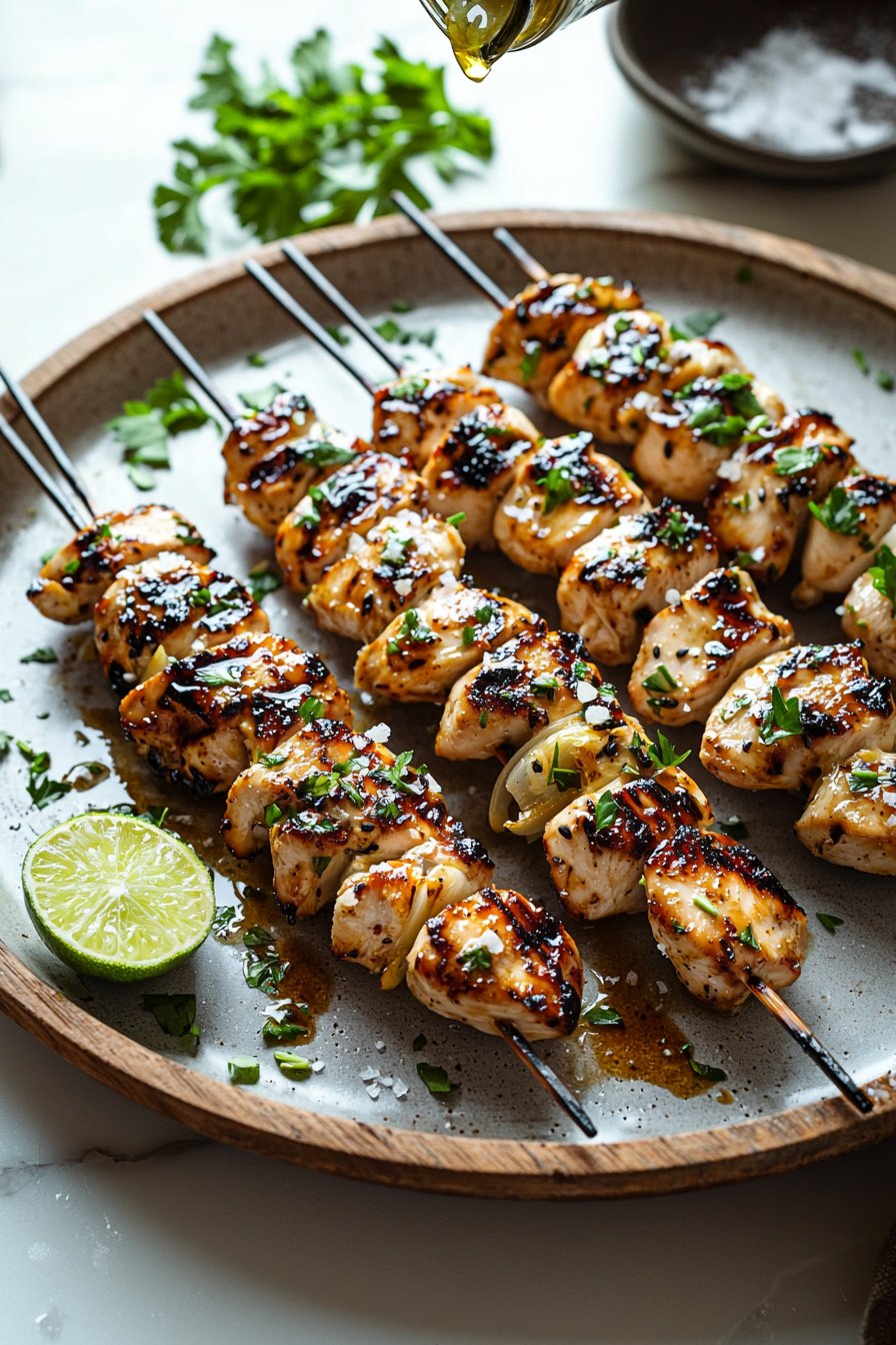 Marinated Chicken Skewers