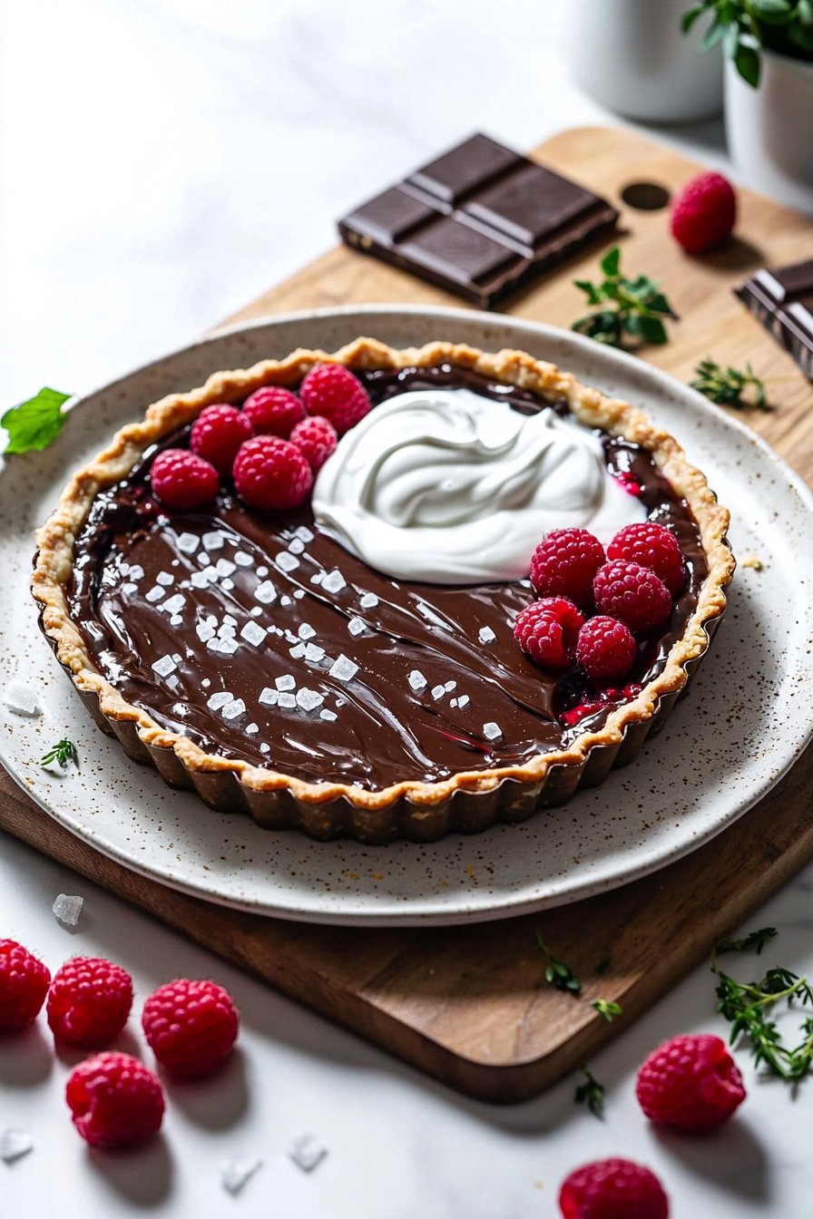 Chocolate Raspberry Tart