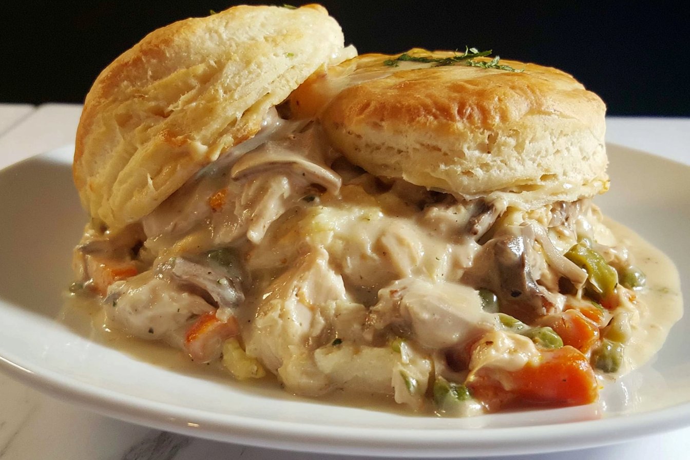 Easy a la King Biscuit Casserole