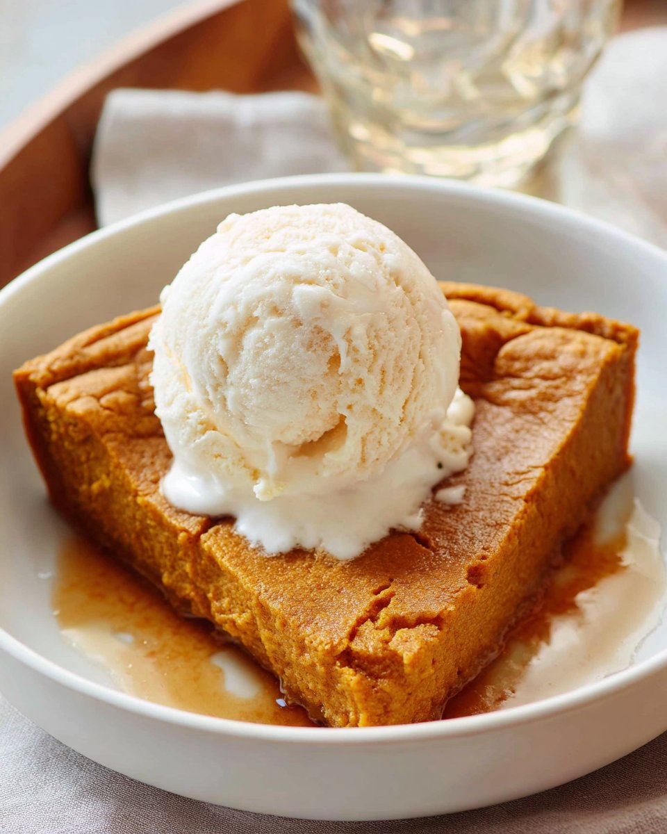 Crustless Pumpkin Pie