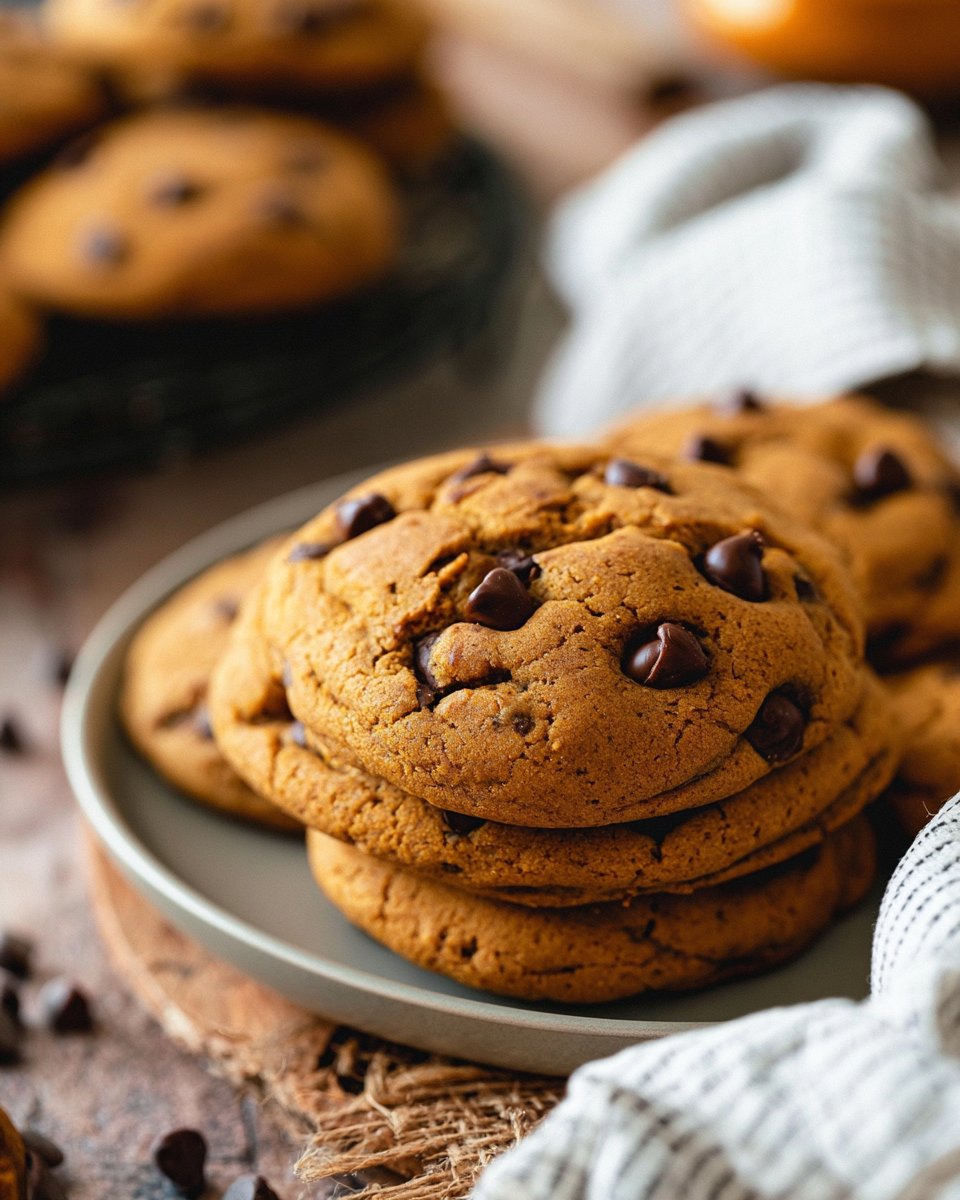 Pumpkin Chocolate Chip Cookie Crumbl Copycat
