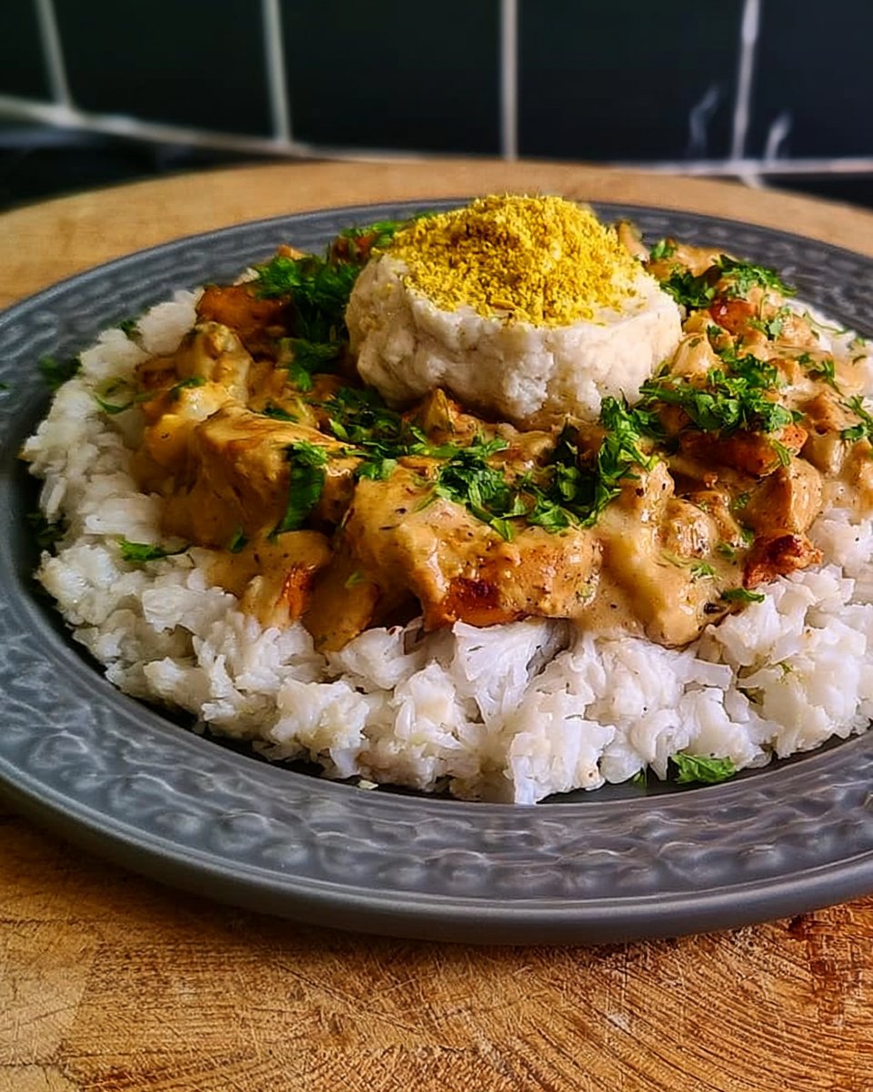 Healthy Creamy Chicken with Low Calories