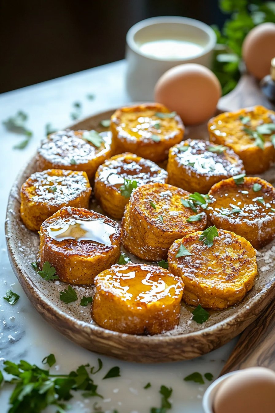 Pumpkin French Toast Bites