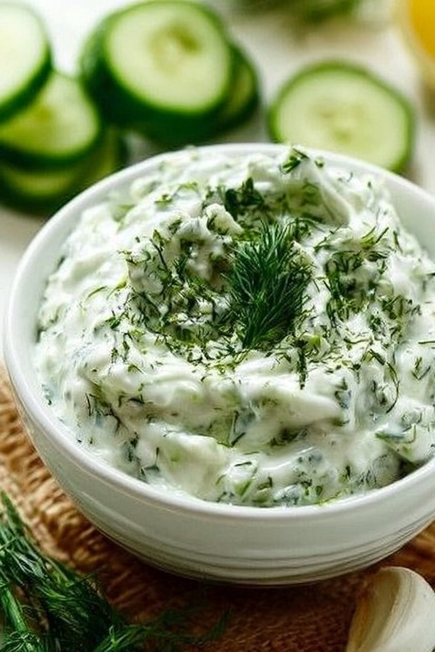 Healthy Homemade Tzatziki Sauce