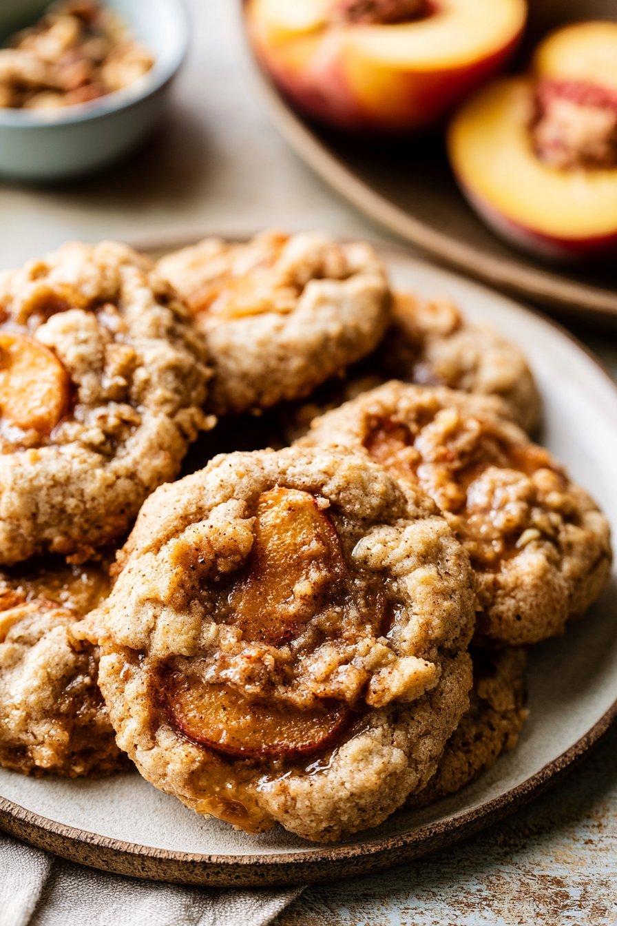 Peach Cobbler Cookies