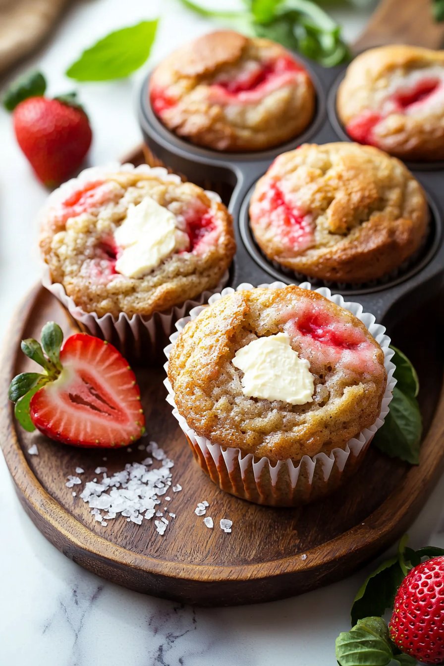 Strawberry Cream Cheese Muffins