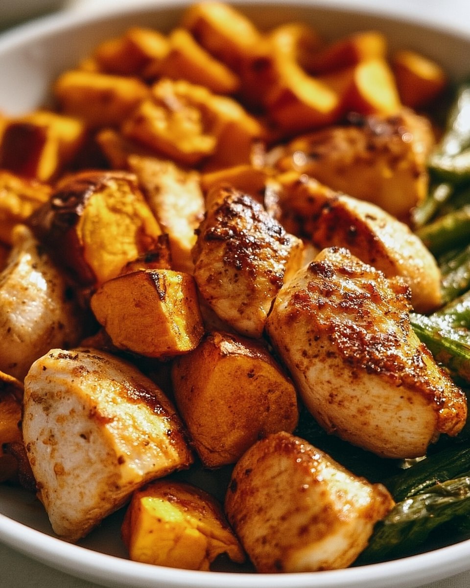 Healthy Chicken with Sweet Potatoes