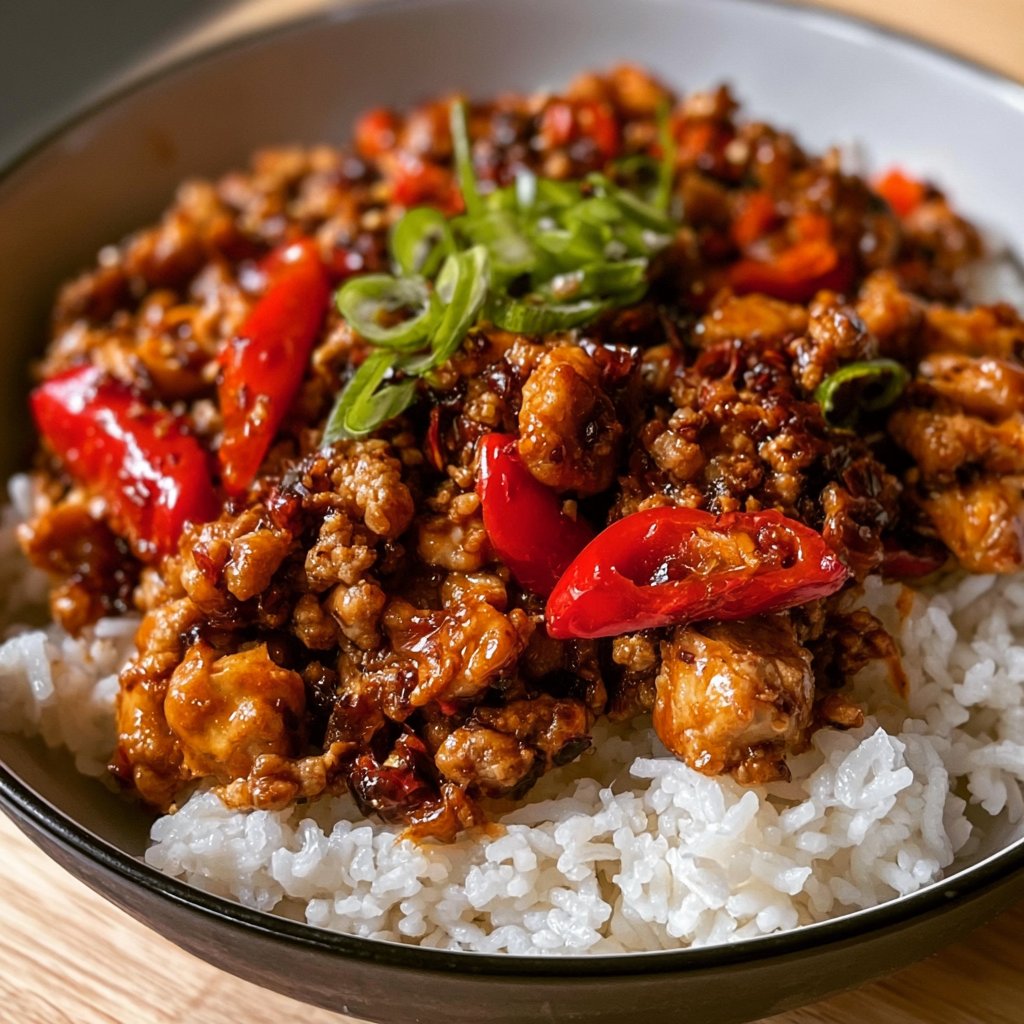 Spicy Firecracker Ground Chicken