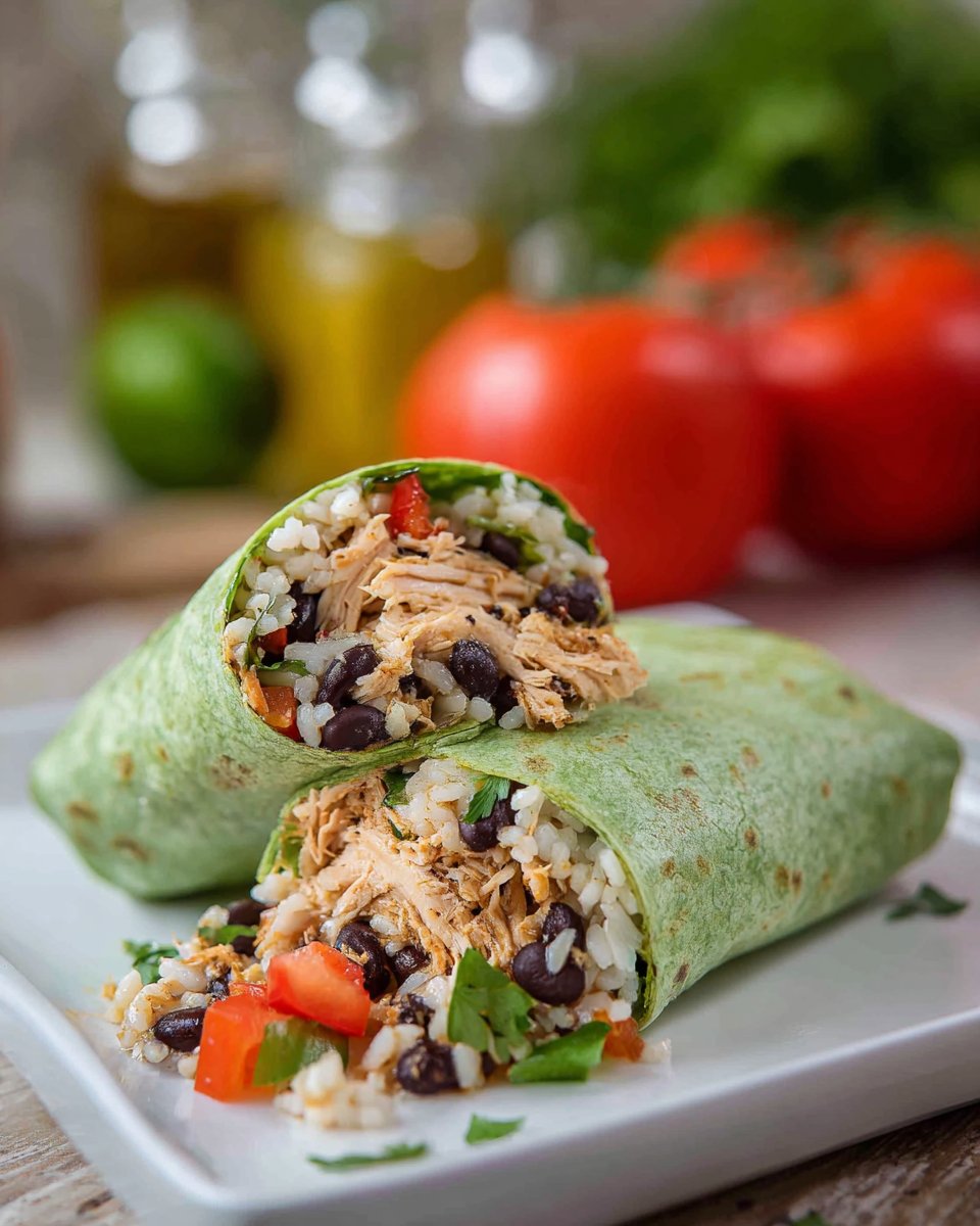 Grilled Adobo Chicken Burritos