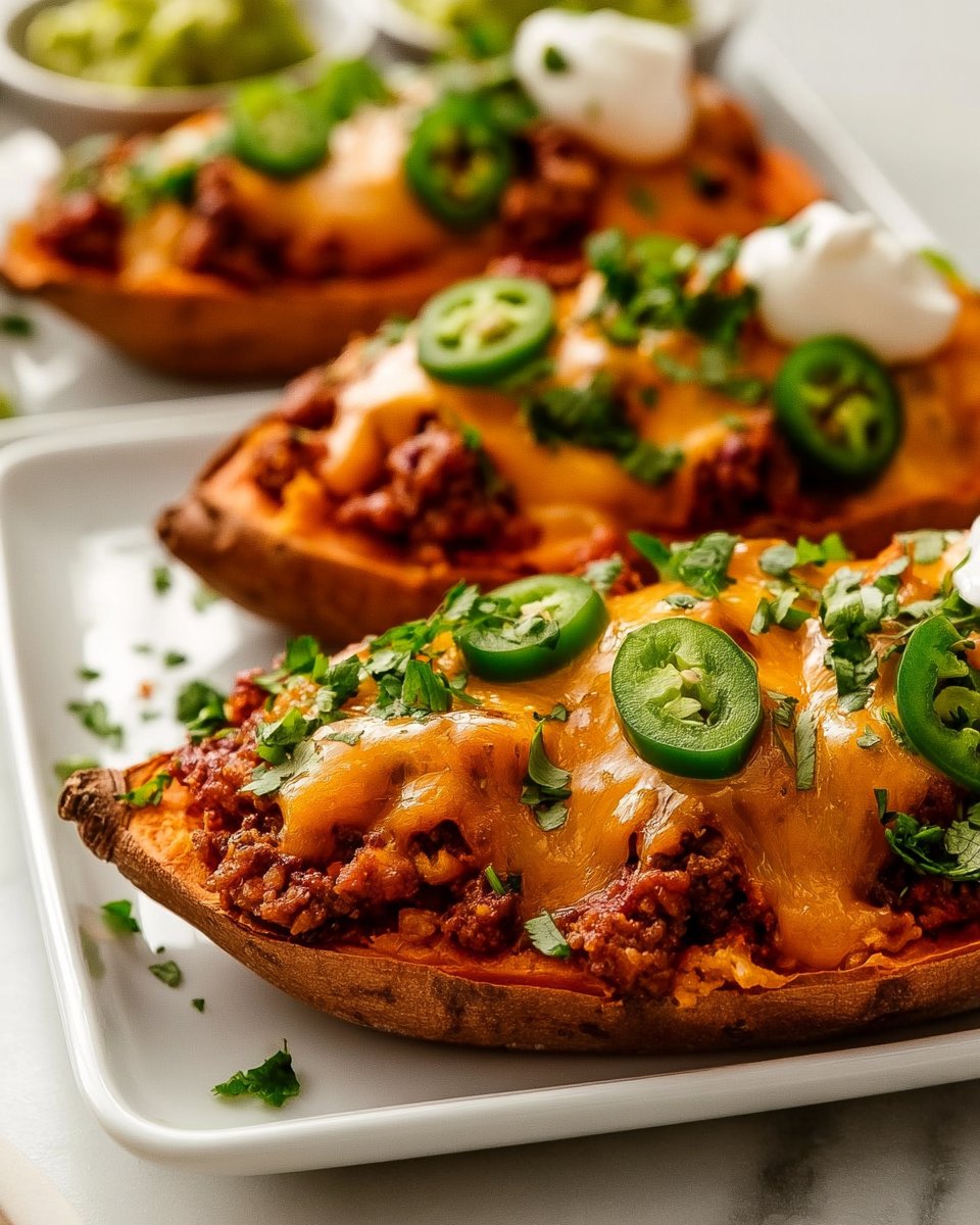 Protein-Packed Sweet Potato Boats