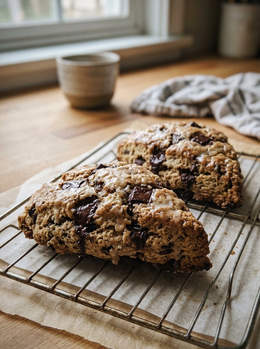 Espresso Chocolate Chunk Scones