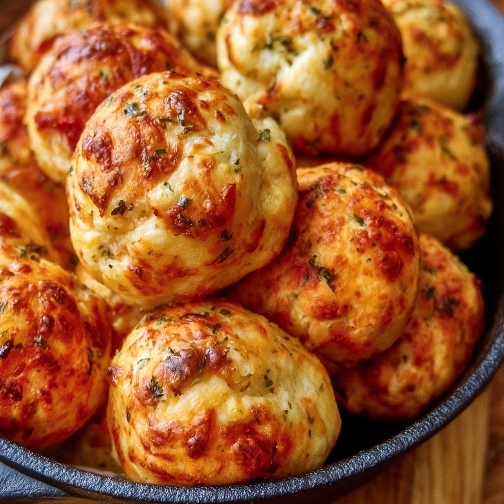Schnelle Pizzabällchen