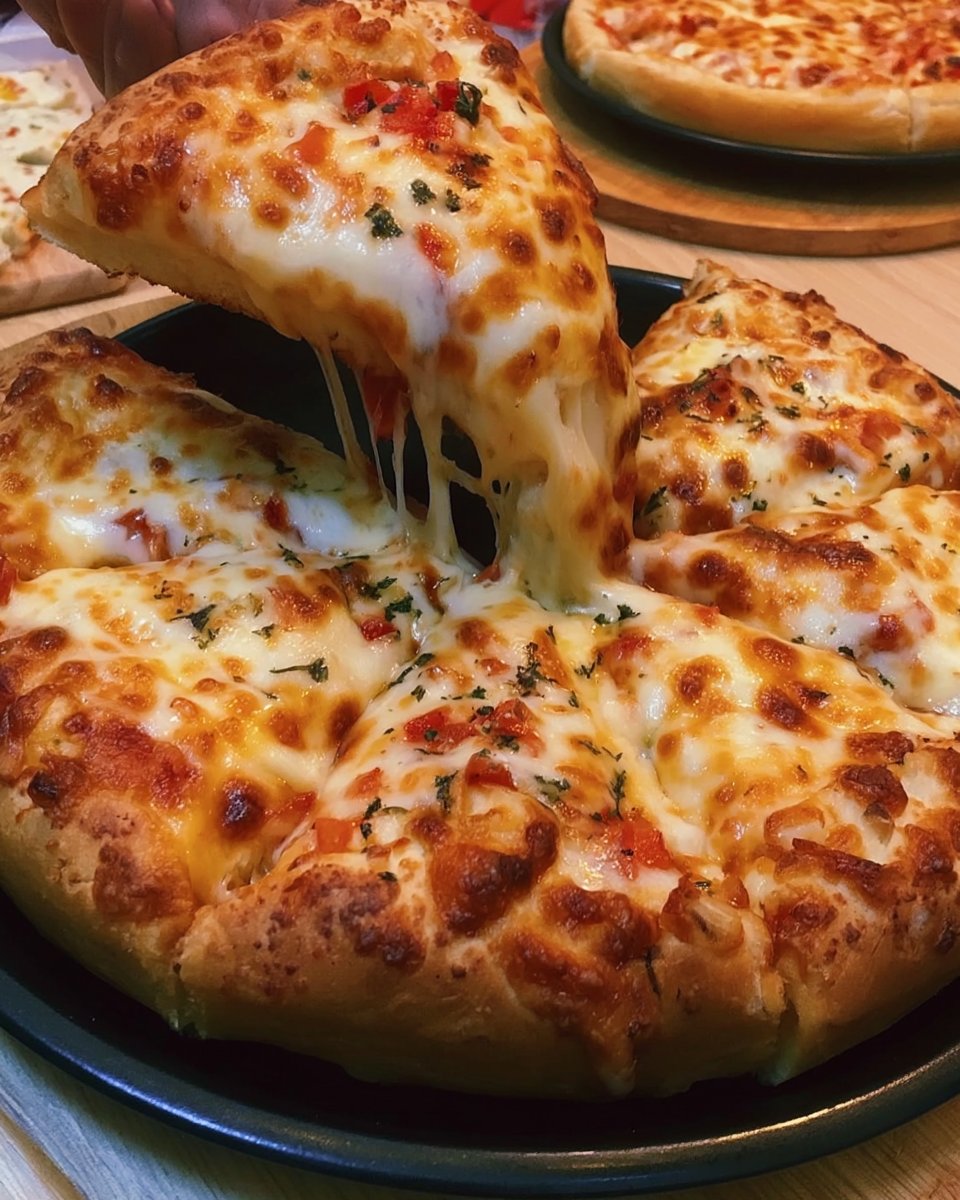 Cheese Pull Pizza Recipe