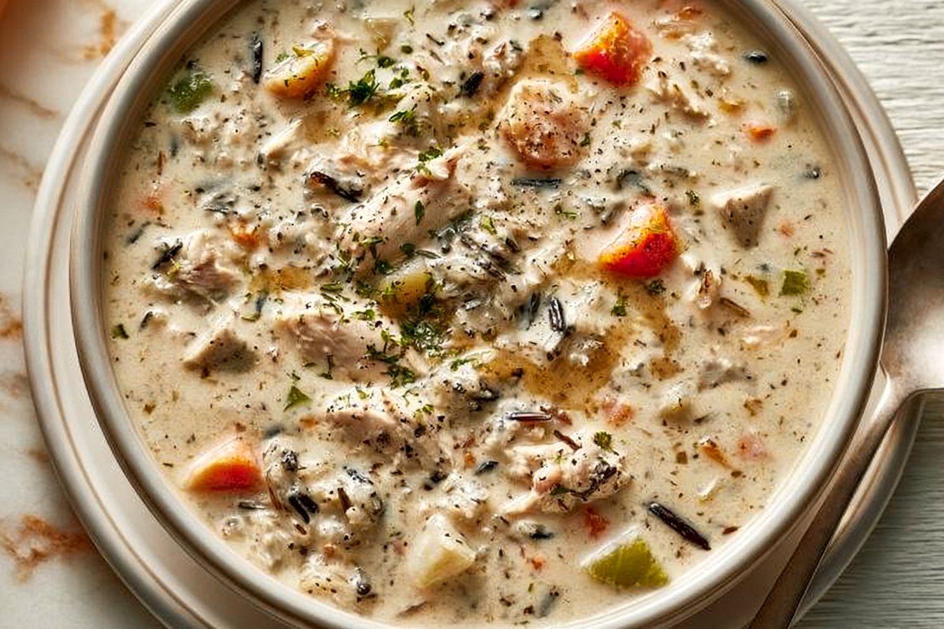 Crockpot Chicken and Wild Rice Soup