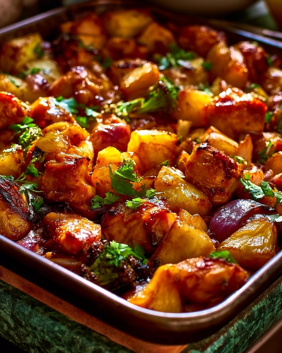 Hawaiian Chicken Sheet Pan Recipe