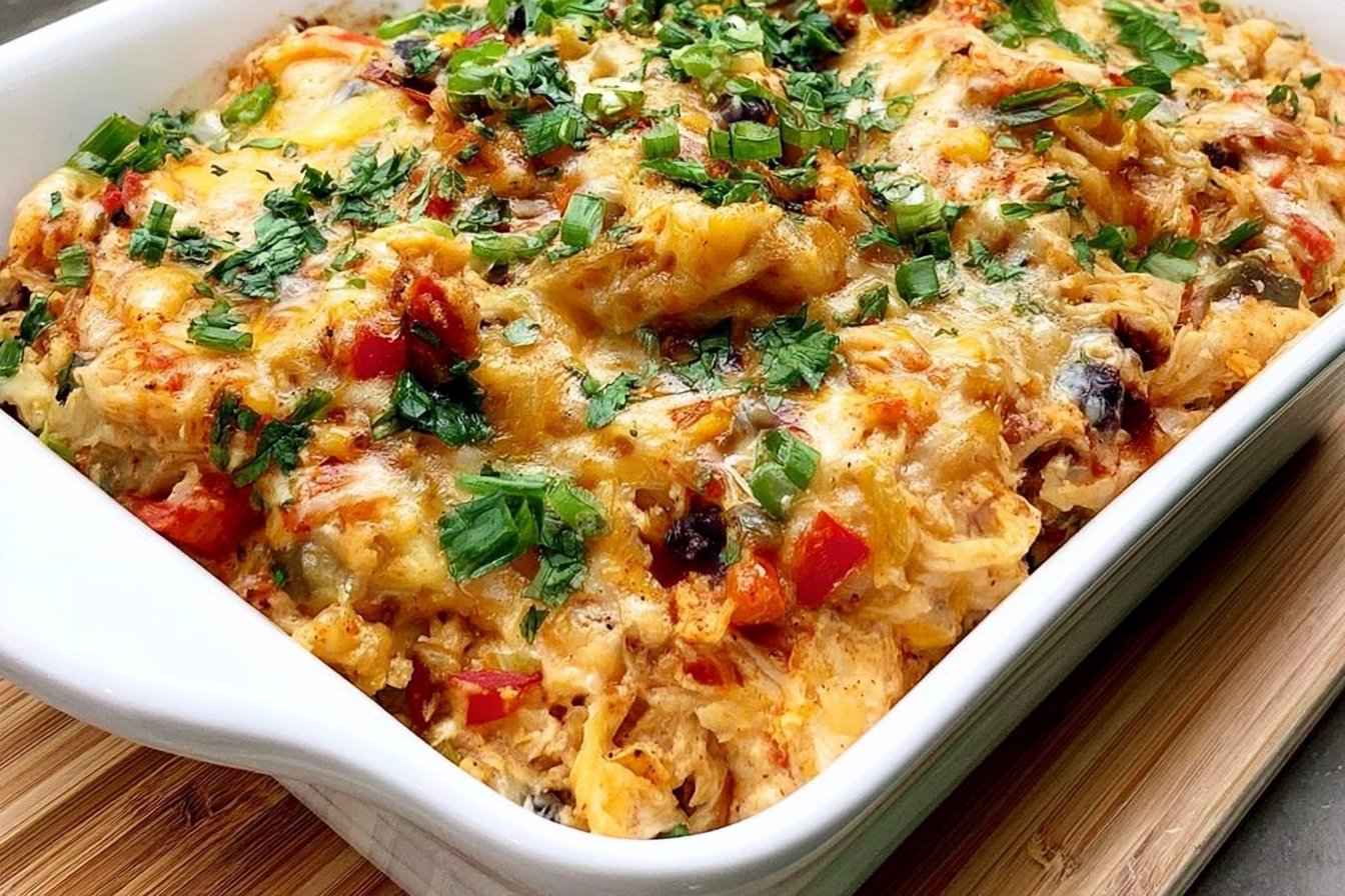 Chicken Burrito Casserole