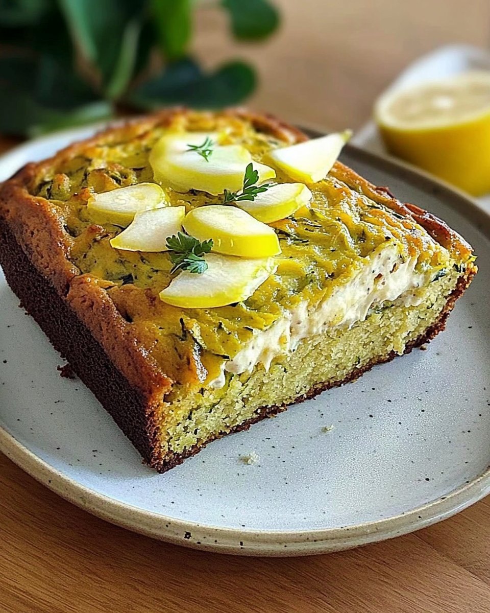 Hoher Protein Zucchini Kuchen