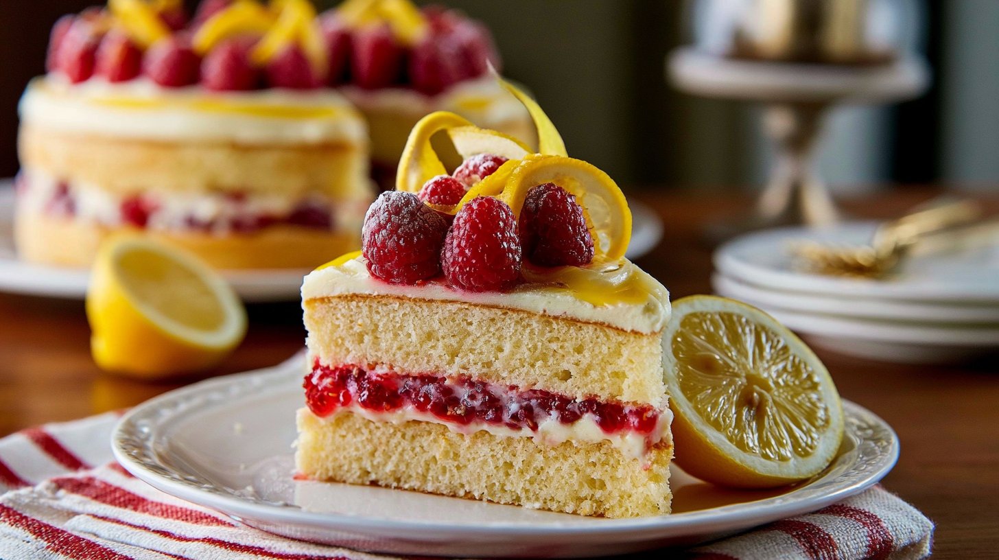 Lemon Raspberry Cake