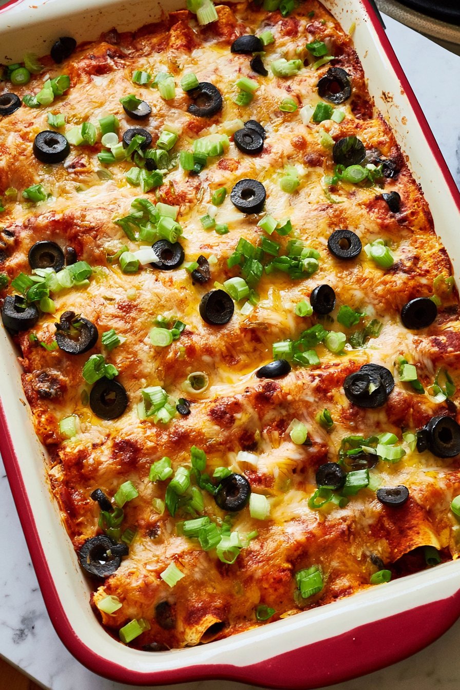 Ground Beef Enchiladas