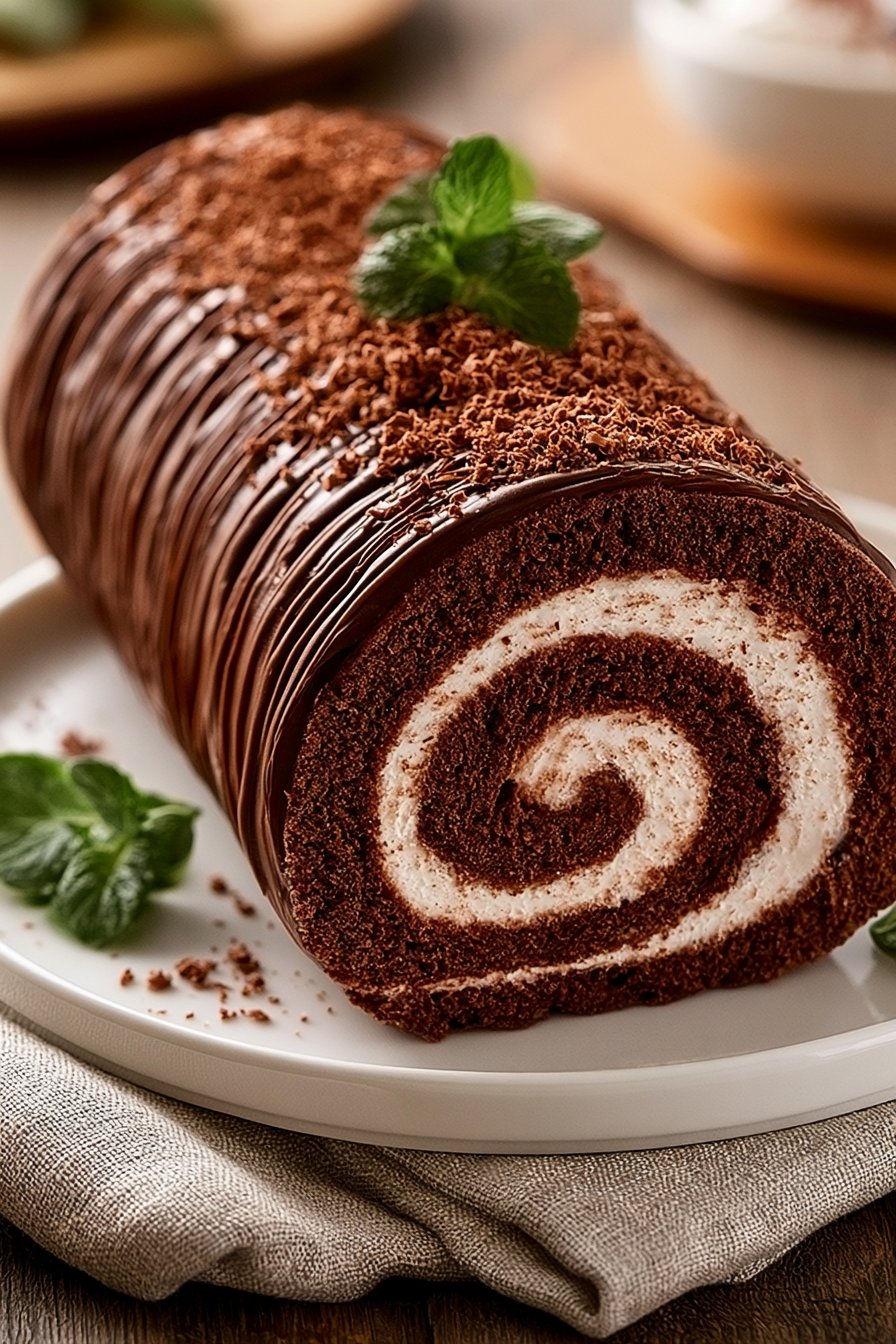 chocolate swiss roll