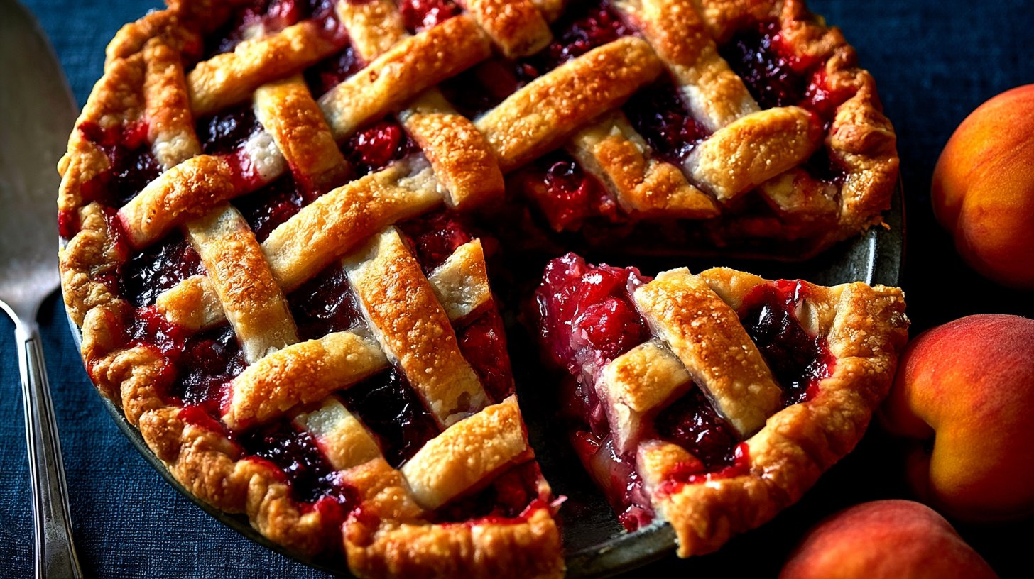Peach Raspberry Pie