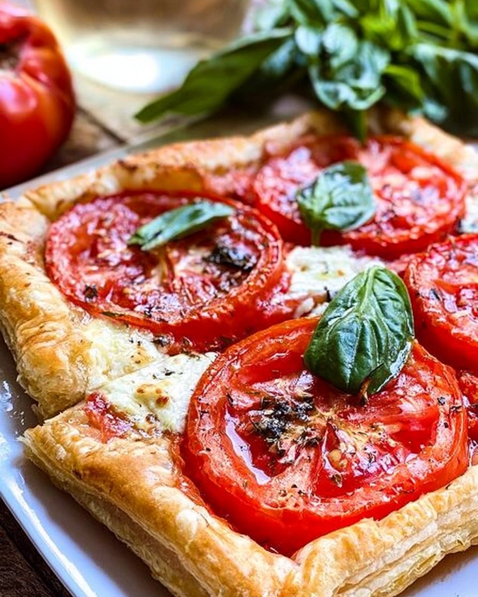 Puff Pastry Tomato Tart