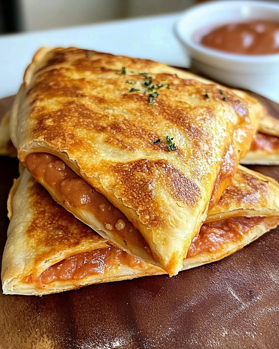 Hohe Protein Pan Calzone