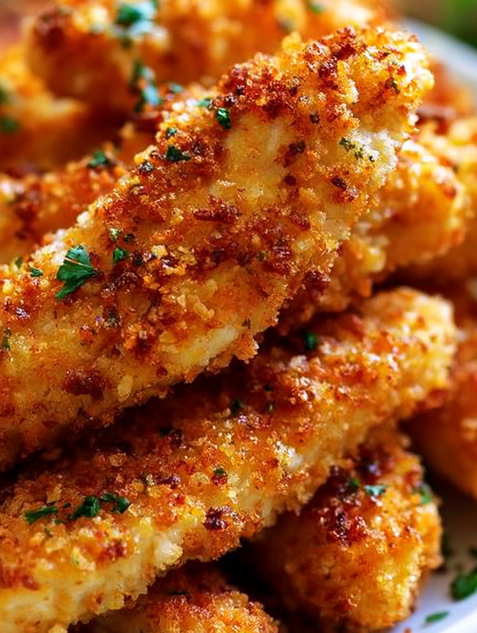Tenders de pollo al horno