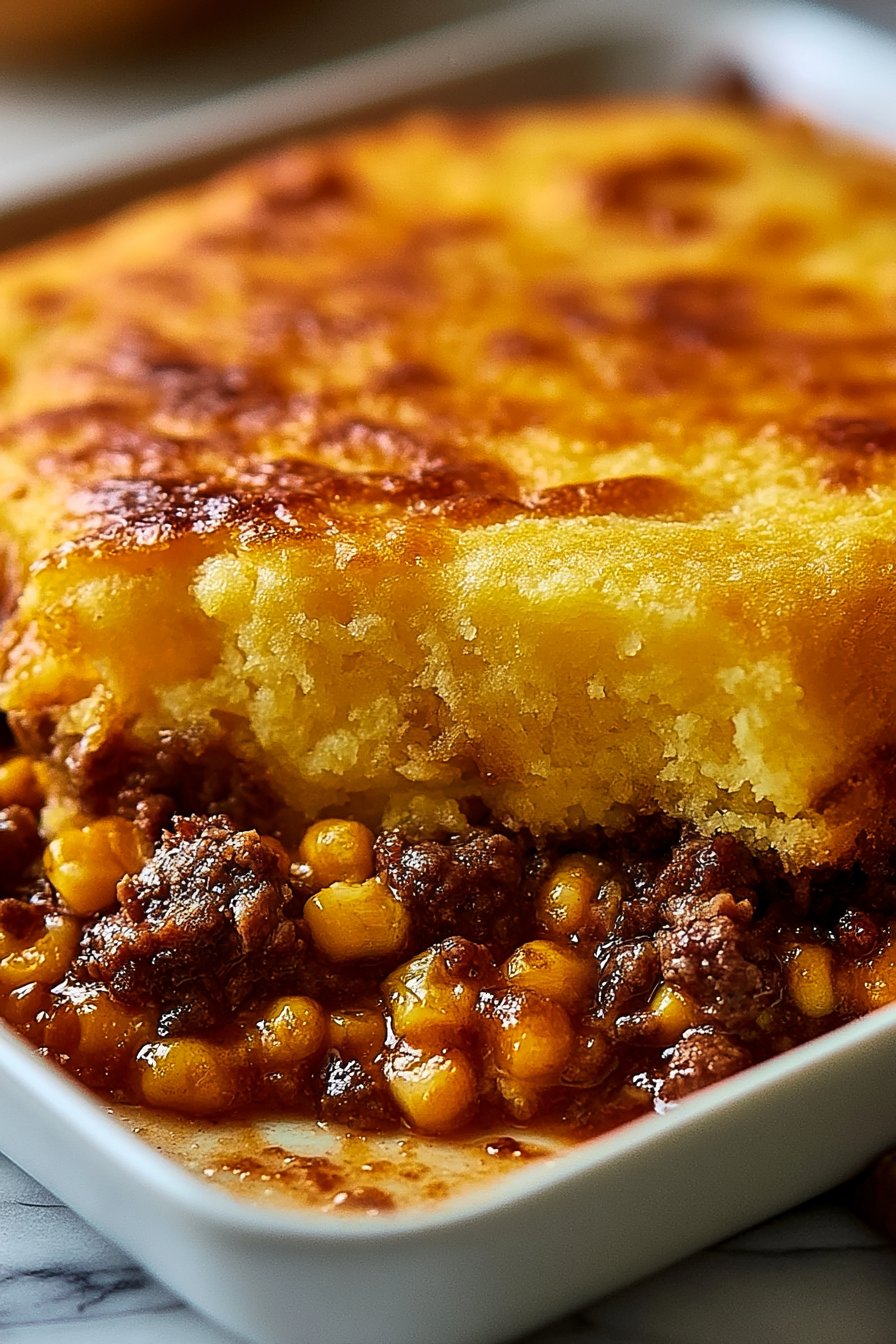 Cowboy Cornbread Casserole