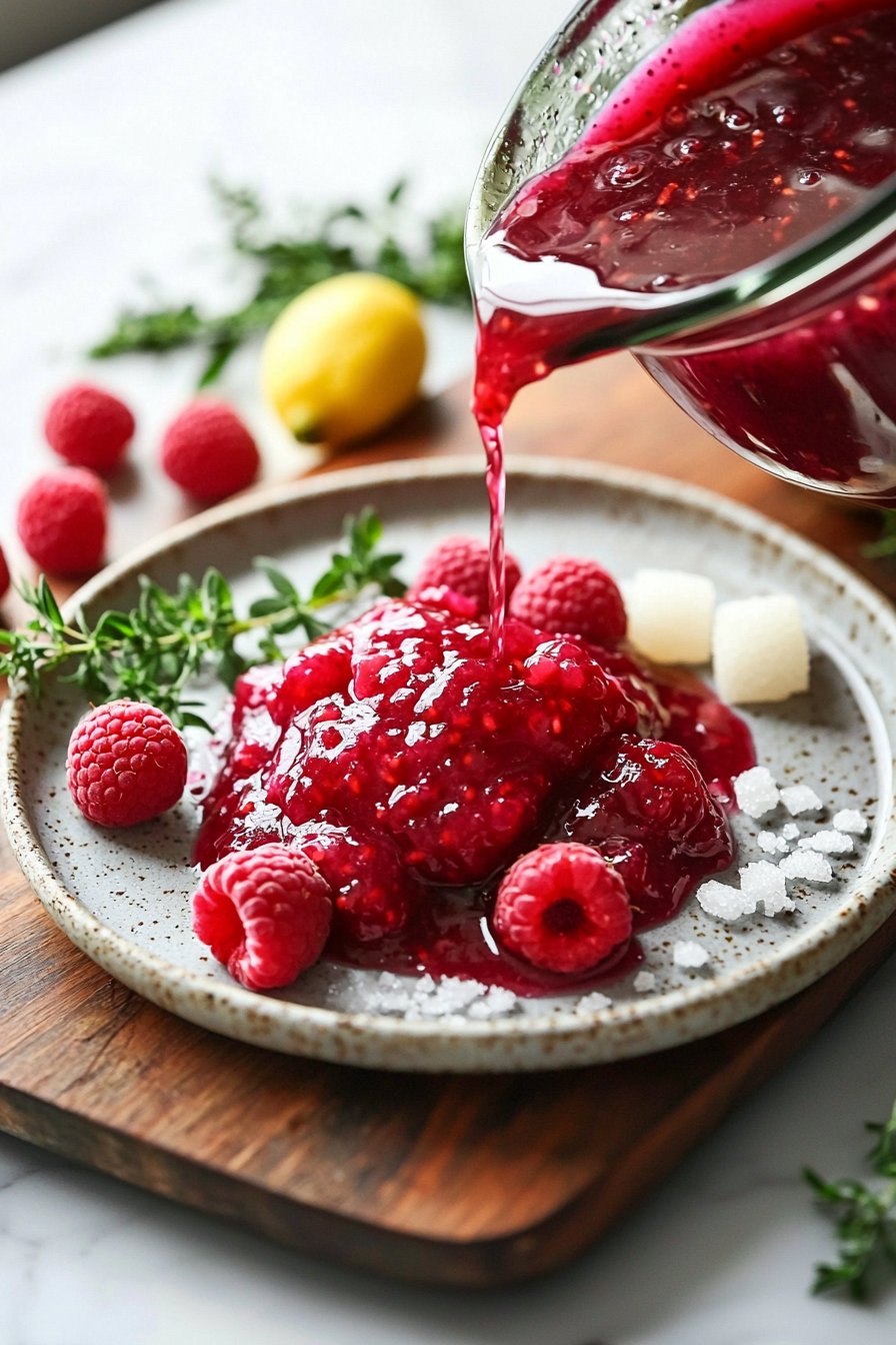 Homemade Raspberry Sauce