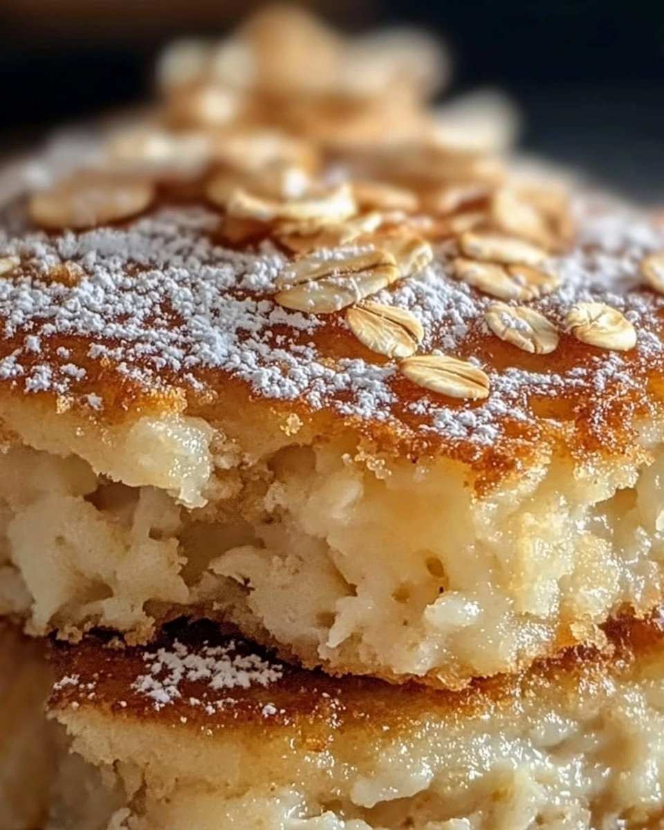 Quark-Taler mit Haferflocken