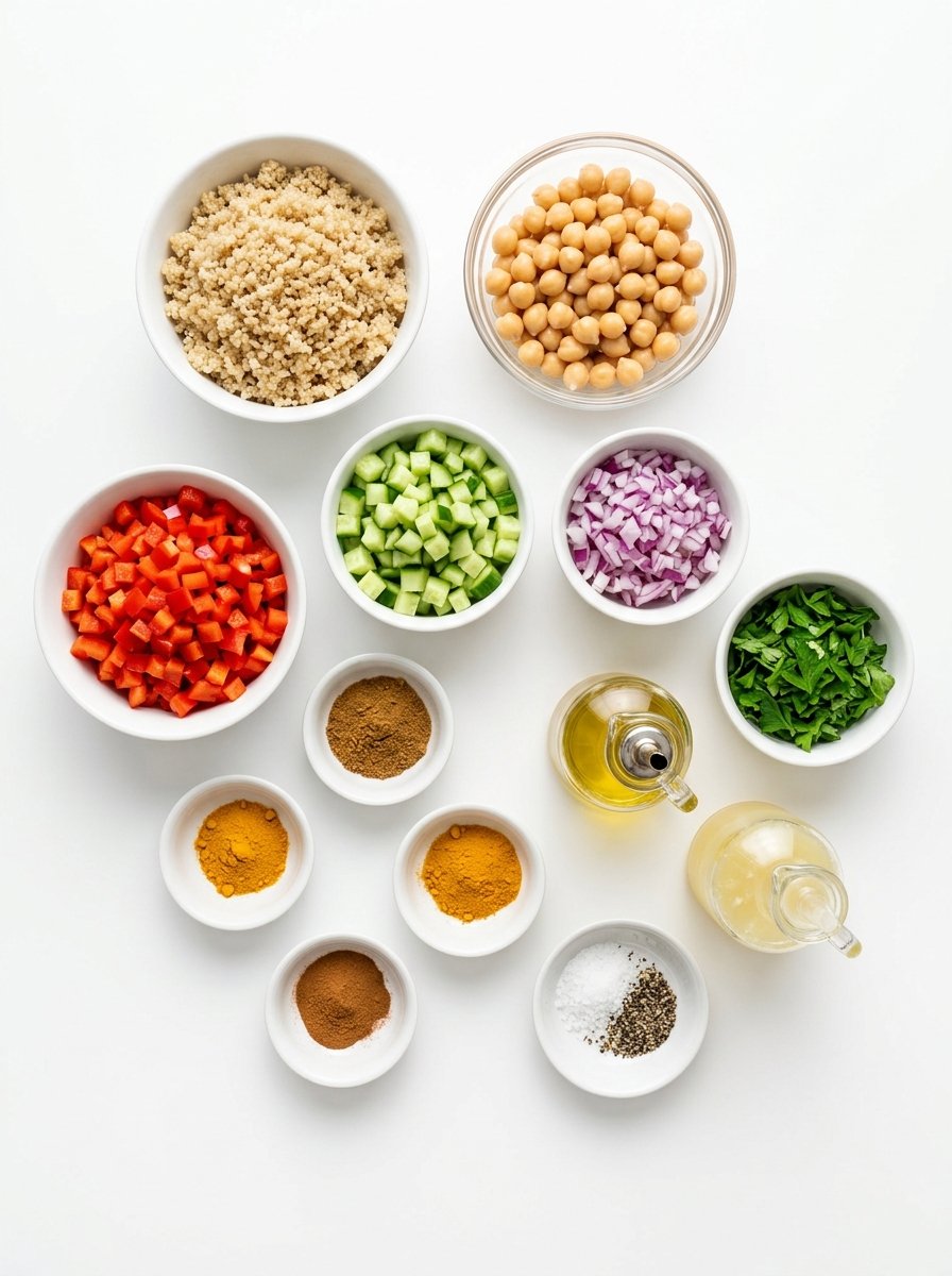Moroccan-Inspired Chickpea Quinoa Salad