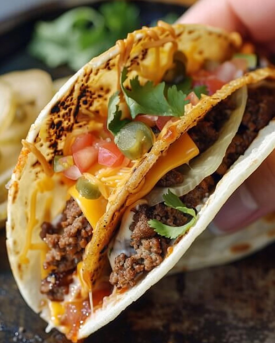 Easy Smash Burger Tacos