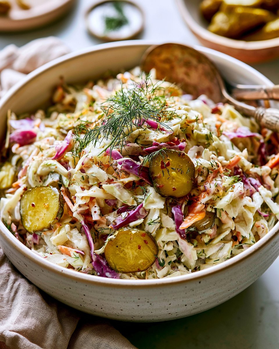 Dill Pickle Coleslaw