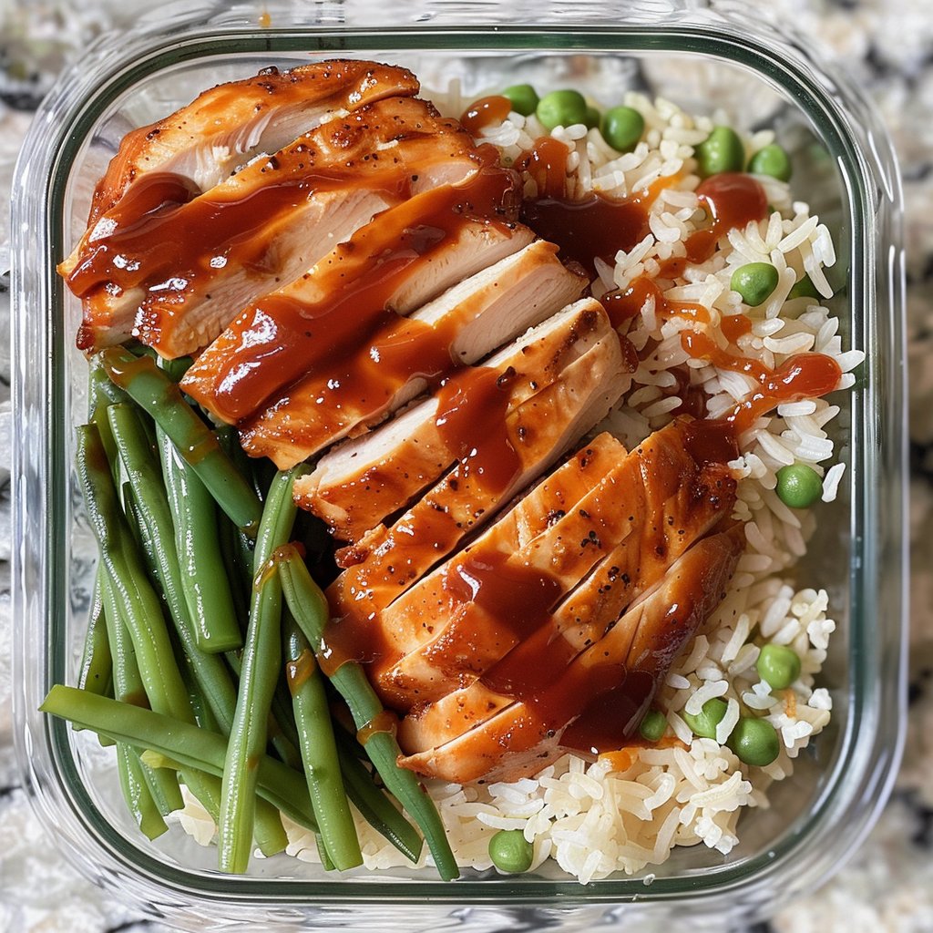 Grilled BBQ Chicken Meal Prep Bowls