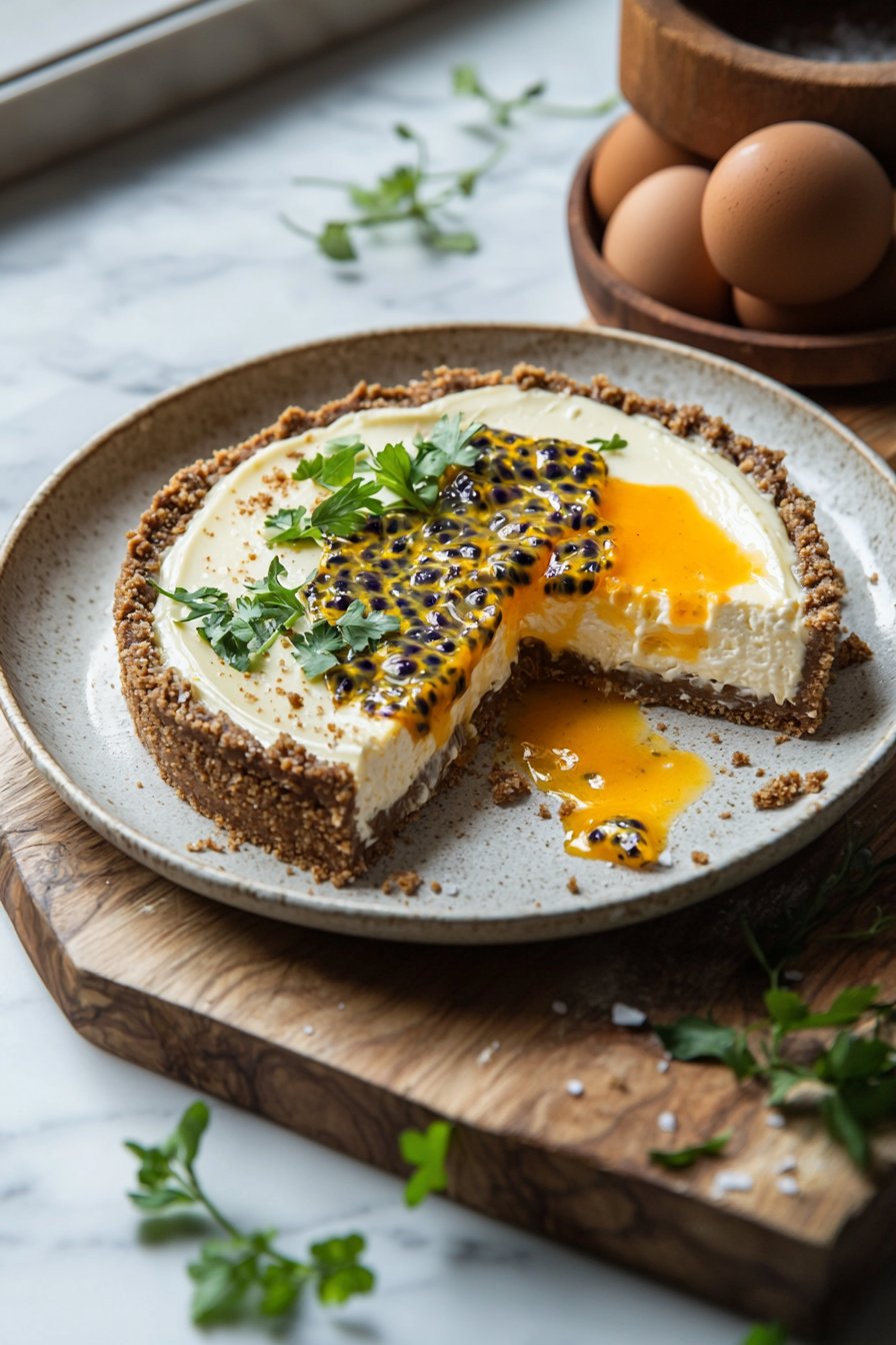 Passion Fruit Cheesecake