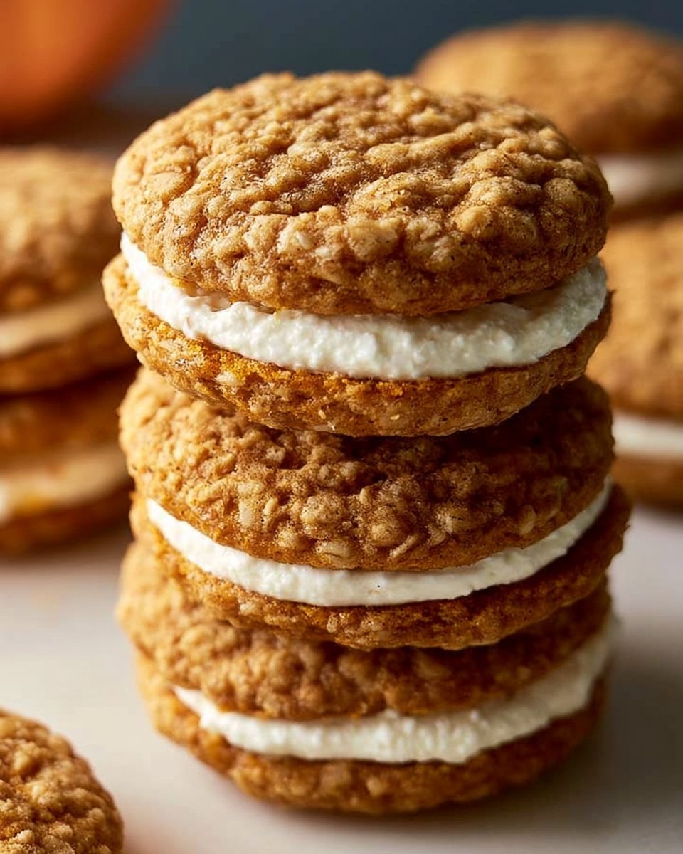 Pumpkin Oatmeal Cream Pies