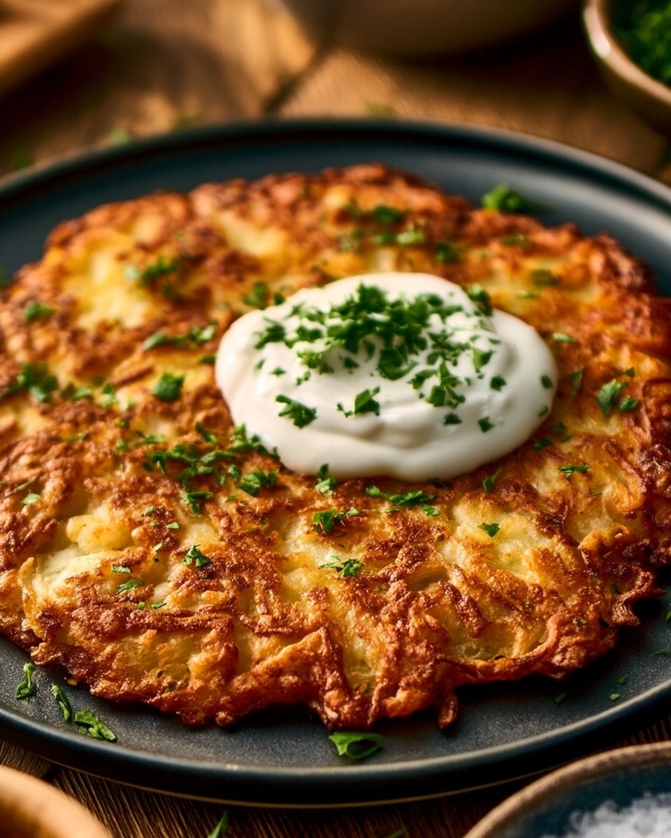 Knusprige Kartoffelrösti aus dem Airfryer