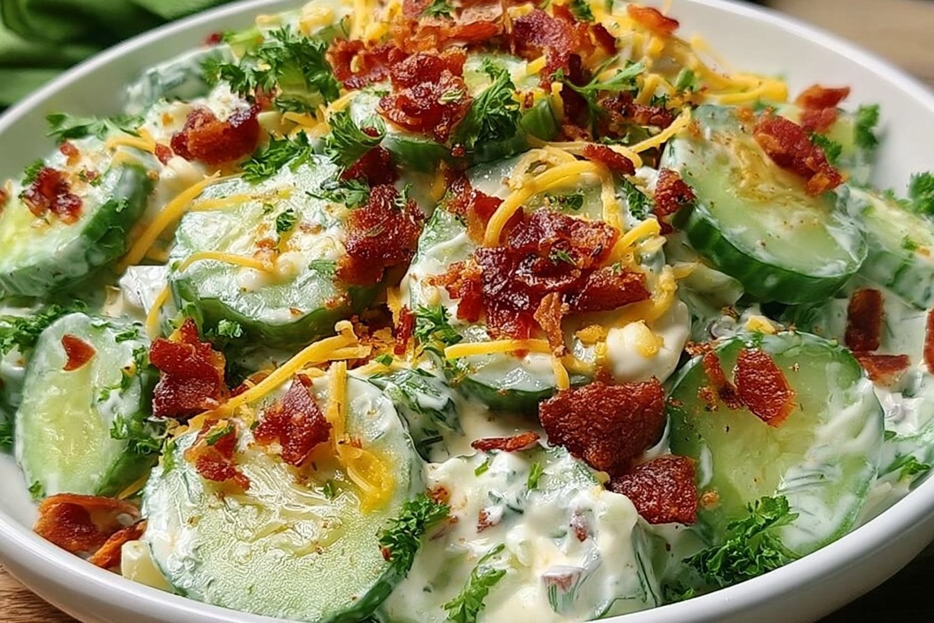 Cucumber Ranch Crack Salad: Easy