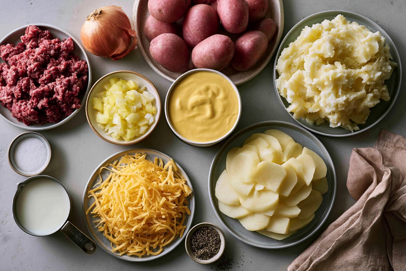 Easy Peasy Cheesy Hamburger Potato Casserole