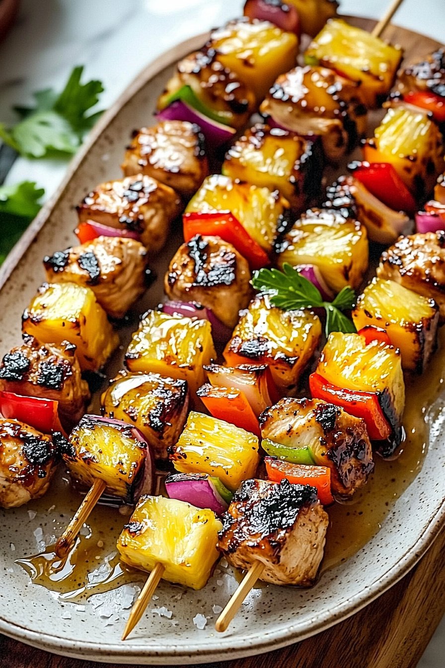 Pineapple Chicken Kabobs