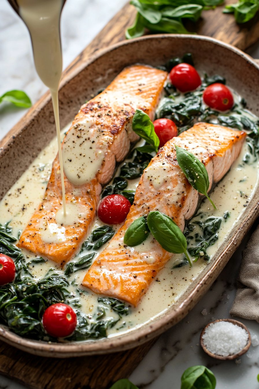 Creamy Tuscan Salmon