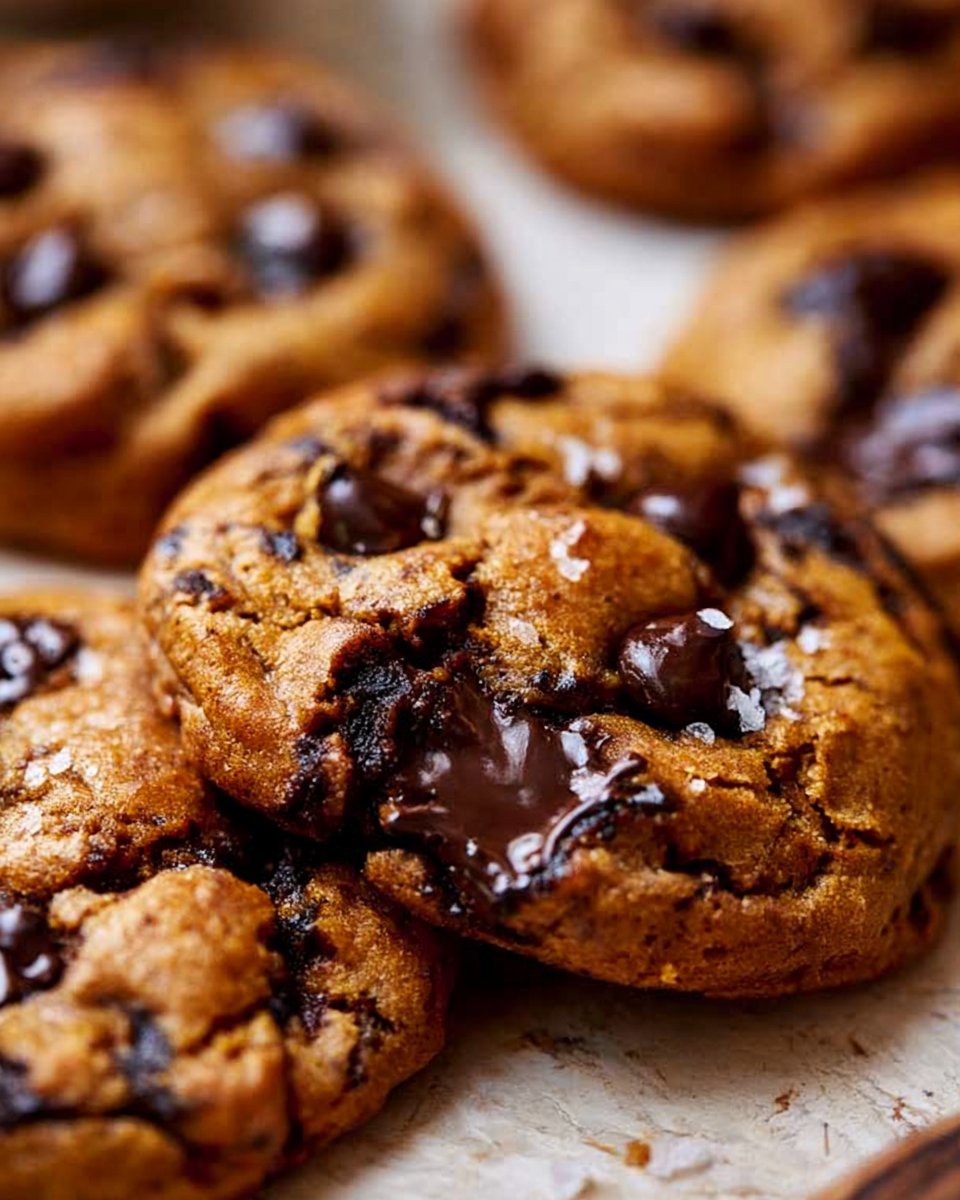 Crispy 30-Minute Brown Butter Pumpkin Chocolate Chip Cookies