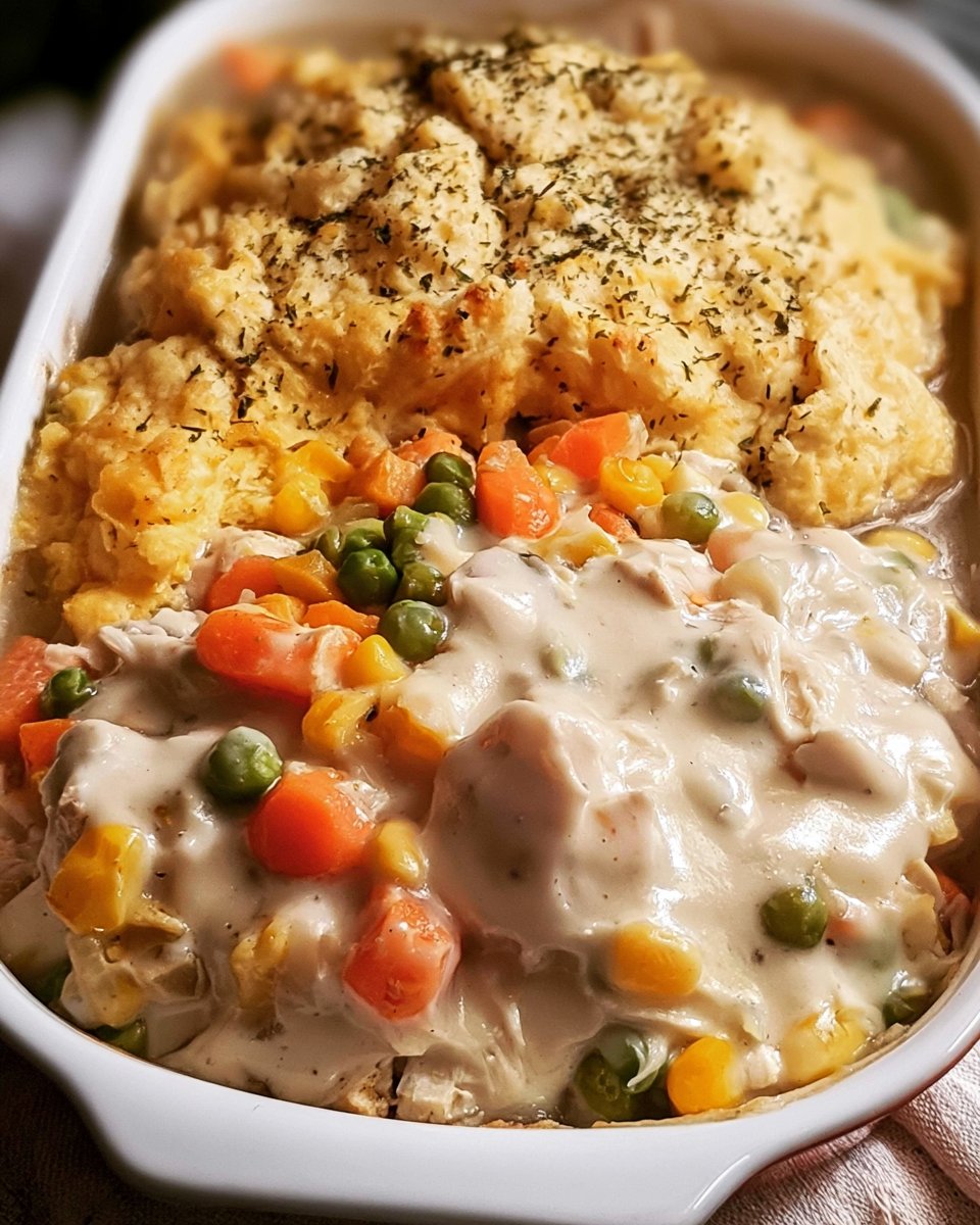 Easy Chicken Pot Pie Casserole