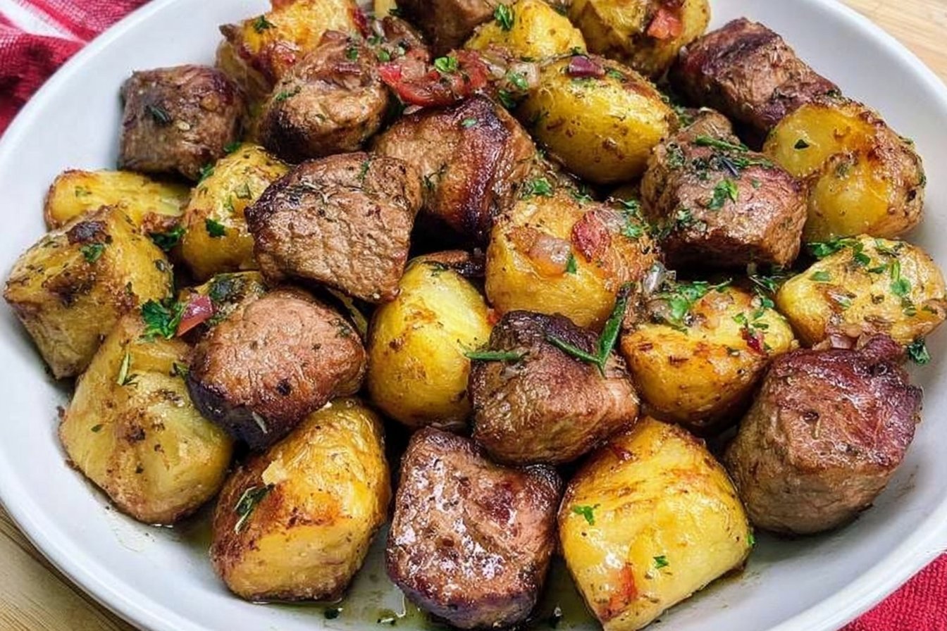 Steak Bites with Potatoes