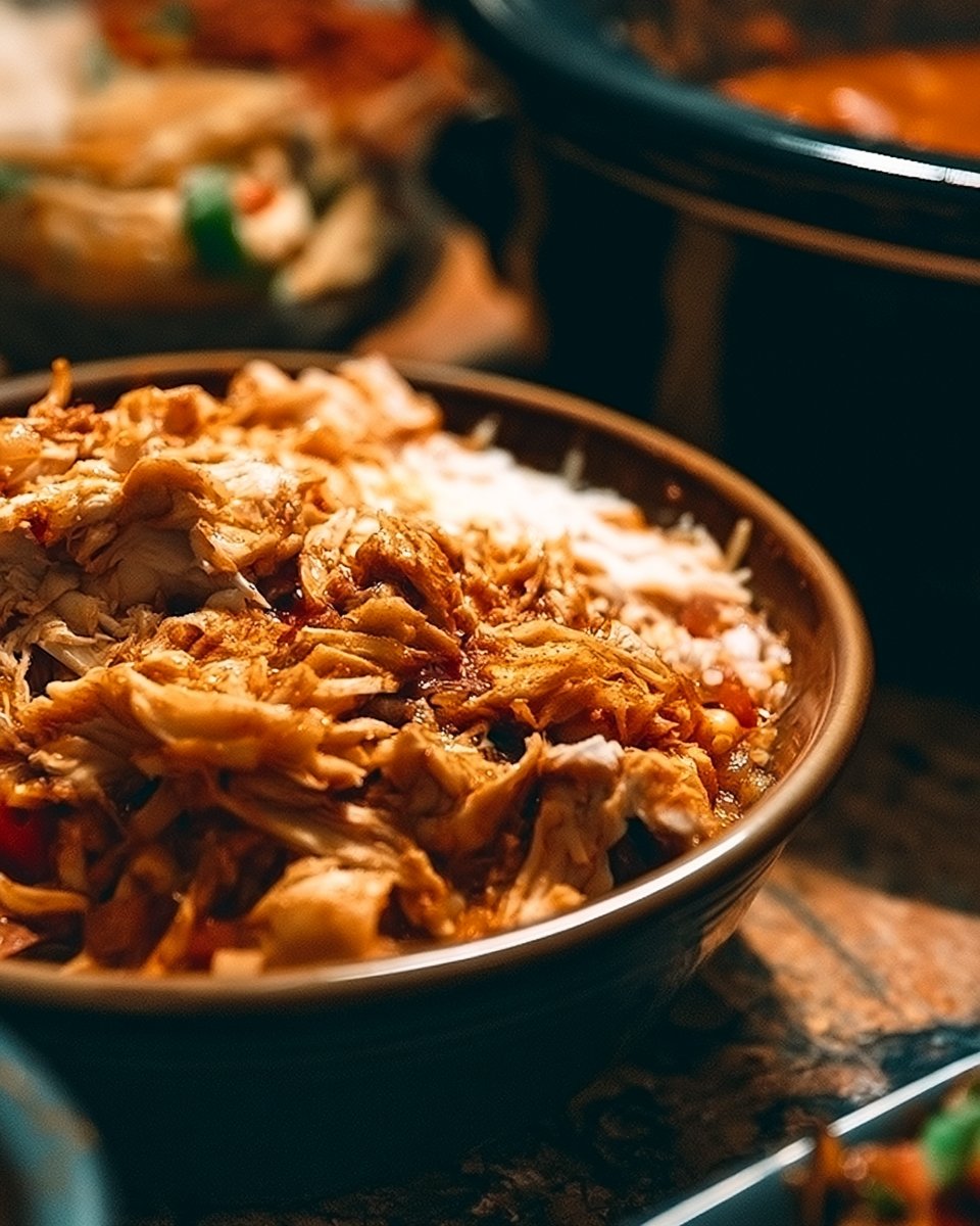 Chicken Burrito Bowl Recipe for the Slow Cooker