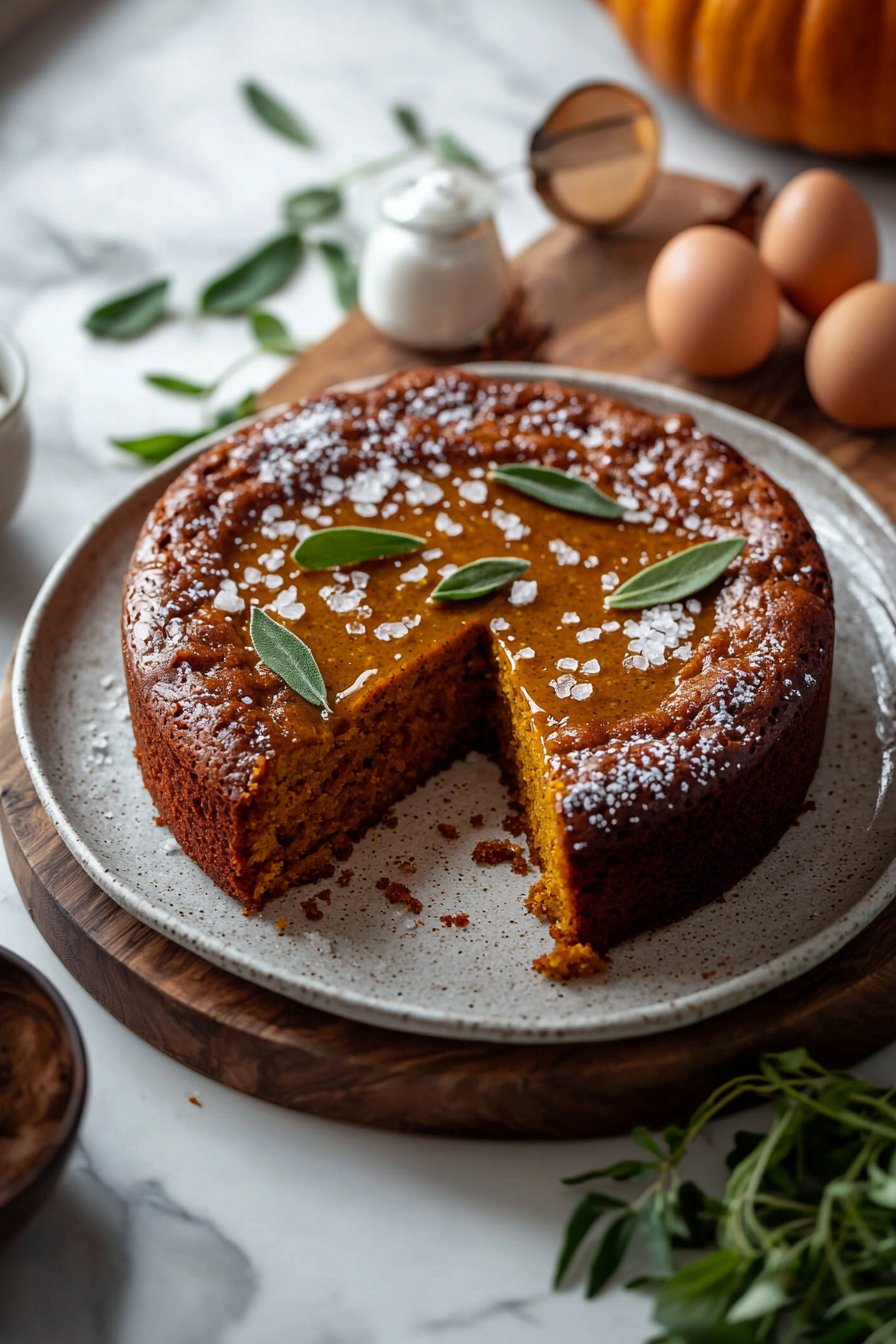 Kürbis-Olivenöl-Kuchen