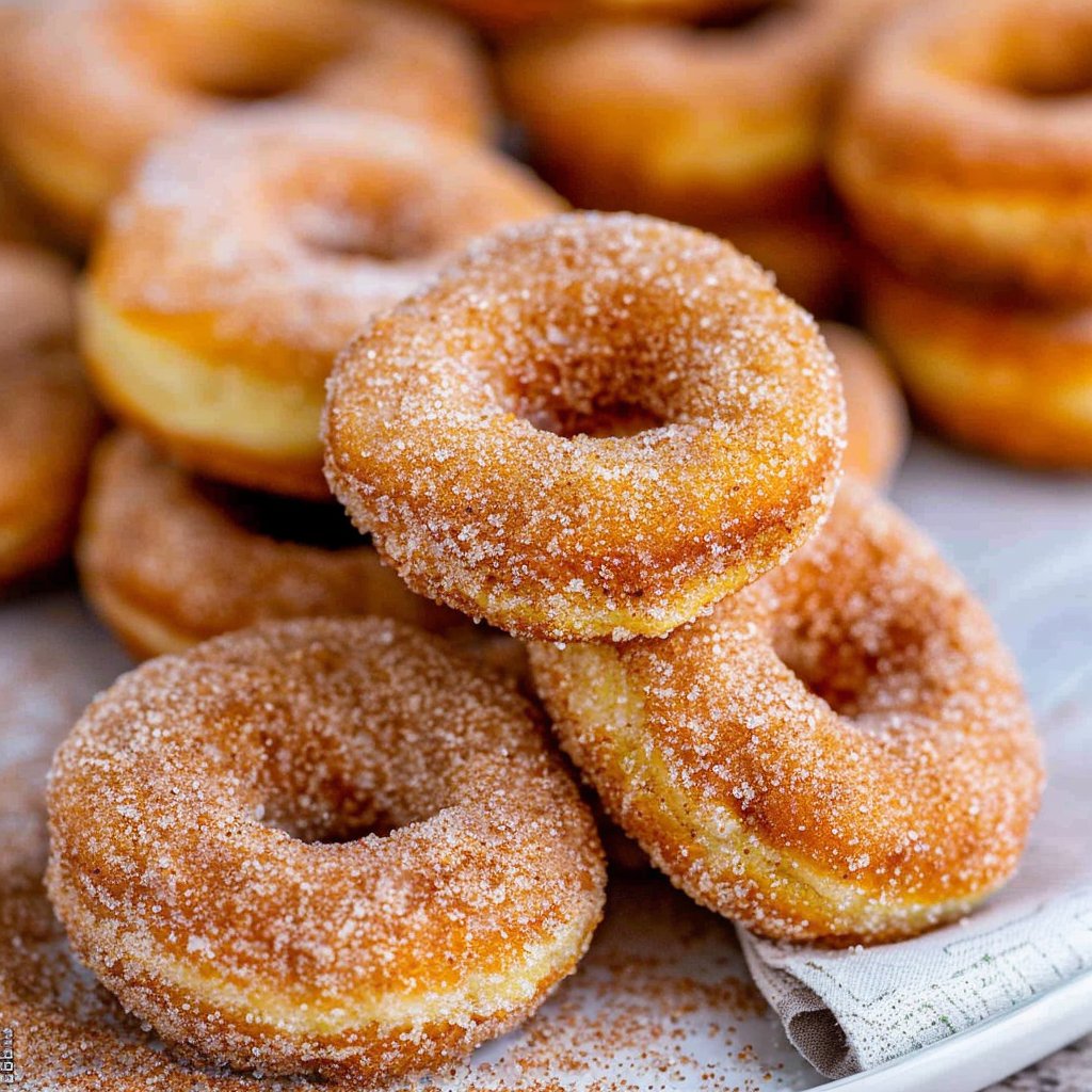 Mini Cinnamon Sugar Donuts